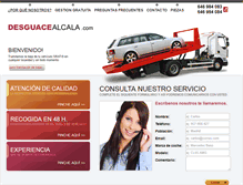 Tablet Screenshot of desguacealcala.com